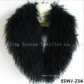 Long Pile Natural Mongolian Fur Scarf Eswj-23A